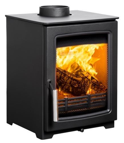 parkray aspect 4 woodburning stove side view